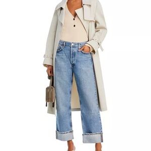 AGOLDE
Fran High Rise Wide Leg Low Slung Cuffed Jeans in Invention